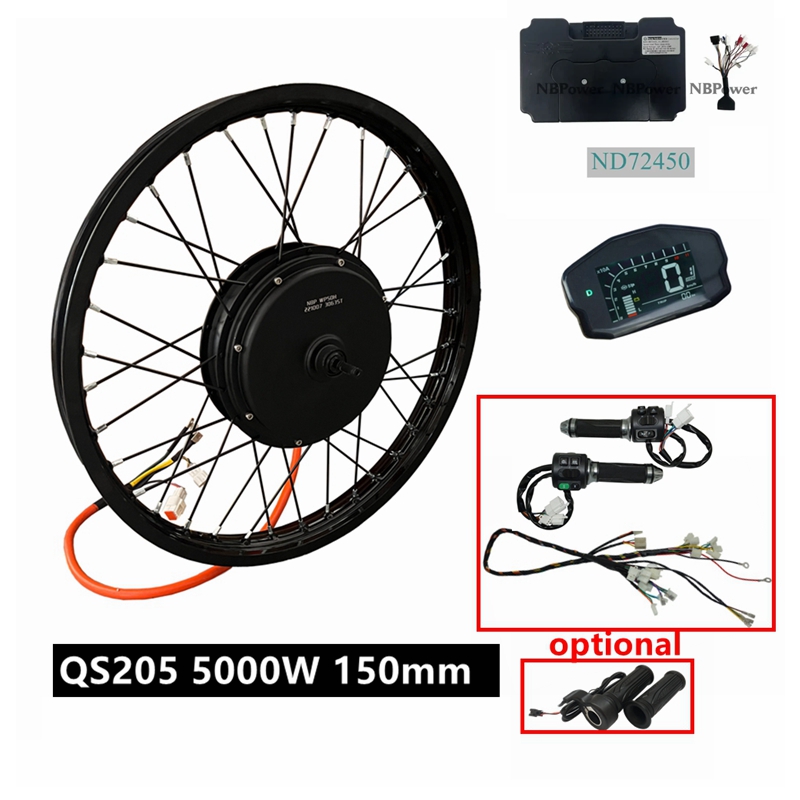 NBpower/QS205 V3 72v 5000W Ebi - 72V 5000W Hub Motor Kit ulasan dan harga